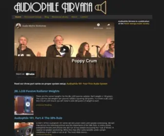 Audiophilenirvana.com(Audiophile Nirvana) Screenshot