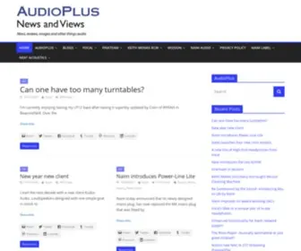 Audioplus.org.uk(Hi-fi news, reviews, images and other audio related bits) Screenshot