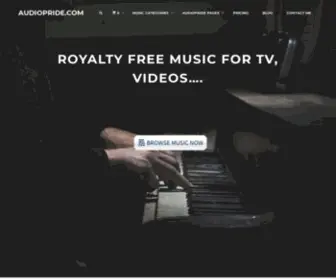 Audiopride.com(Royalty Free Music & Free Download for Youtube Videos) Screenshot