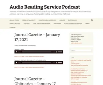Audioreadingservicepodcast.com(Audioreadingservicepodcast) Screenshot