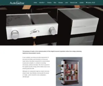 Audiosector.com(DIY Chip Amplifier Kits) Screenshot