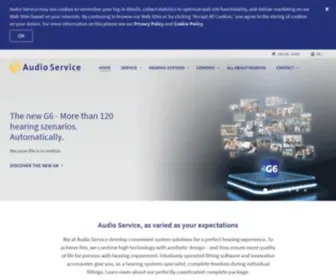 Audioservice.com(Audio Service) Screenshot