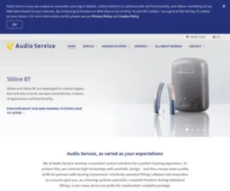 Audioservice.de(Discover our Hearing Aids) Screenshot