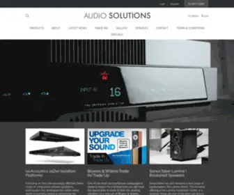 Audiosolutions.net.au(Audio Solutions The experts in audio solutions) Screenshot