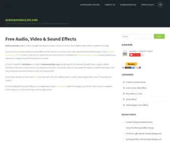 Audiosoundclips.com(Premium domain) Screenshot