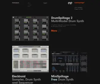 Audiospillage.com(Drum Synth) Screenshot