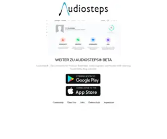 Audiosteps.io(Audiosteps) Screenshot