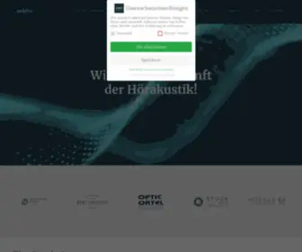 Audiosus.info(Wir sind audiosus: Die digitale Zukunft der Hörakustik) Screenshot