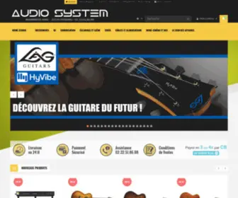 Audiosystem.fr(Matériels de sonorisation) Screenshot