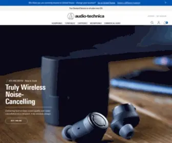 Audiotechnicashop.com(Audio-Technica) Screenshot