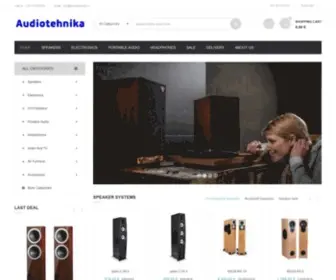 Audiotehnika.lv(Hi-Fi, Hi-End Audio and Home Cinema Retailer in Riga, Latvia, EU) Screenshot