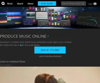 Audiotool.com(Free Music Software) Screenshot