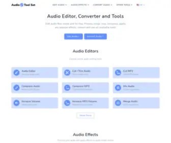 Audiotoolset.com(Audio Editor) Screenshot