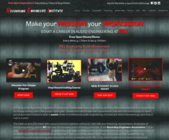 Audiotraining.com(REI Audio School Gov't Subsidies Certified Audio Career 10 Months) Screenshot