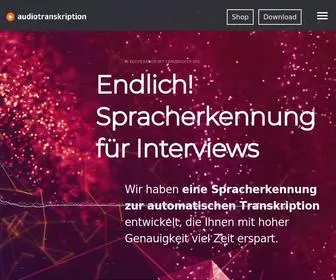 Audiotranskription.de(Transkription) Screenshot