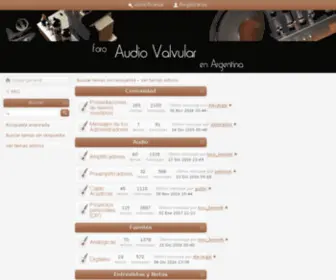 Audiovalvular.com.ar(Audiovalvular) Screenshot
