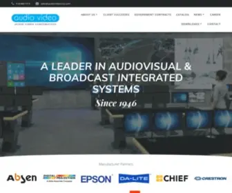 Audiovideocorp.com(Front Page) Screenshot