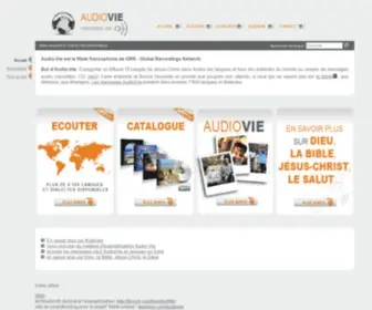 Audiovie.org(Audio Vie (GRN Suisse France Belgique Afrique francophone)) Screenshot
