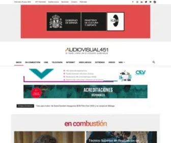 Audiovisual451.com(El medio online de la industria audiovisual Audiovisual451) Screenshot