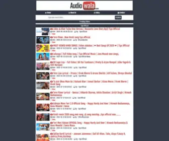 Audiowala.com(Audiowala is the best Music Search Engine) Screenshot