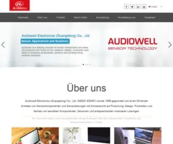 Audiowellsensor.net(Ultraschall-Transducer, Parksensor, Ultraschall-Durchflusssensor, Ultraschall-Durchfluss-Sensor-Modul Hersteller und Lieferant) Screenshot