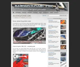 Audiozone.dk(Jackson guitars) Screenshot