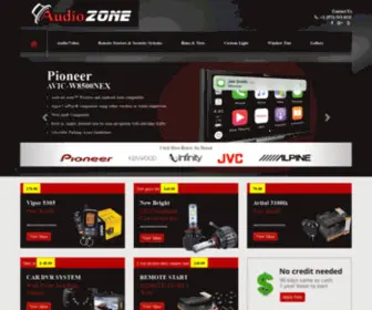 Audiozonetx.com(Audio Zone) Screenshot