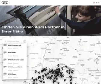 Audipartners.ch(Finden Sie einen Audi Partner in Ihrer Nähe) Screenshot