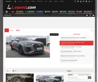 Audipassion.com(Audi-Passion : Actualités Audi et news Audi Forums - Audi - Bugatti - Lamborghini) Screenshot