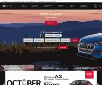 Audiprinceton.com Screenshot