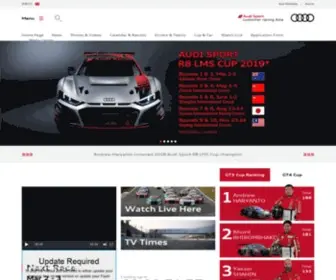 Audir8LMscup.com(Audi R8 LMS Cup) Screenshot