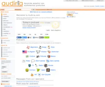 Audiria.com(Free Spanish Podcasts) Screenshot