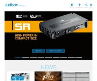 Audison.com(ISTINTO INNOVATIVO) Screenshot