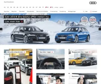 Audistockholm.se(AUDI Stockholm) Screenshot