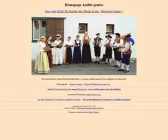 Audite-Gentes.de(Homepage Audite gentes) Screenshot