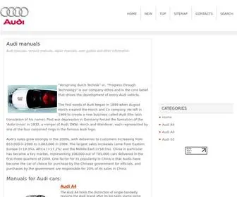 Auditech.org(Audi user guides) Screenshot