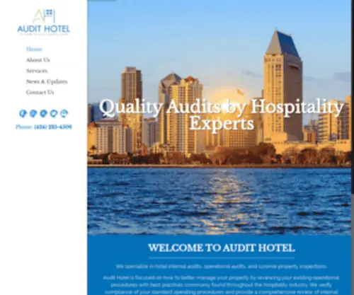 Audithotel.com(Audit Hotel) Screenshot