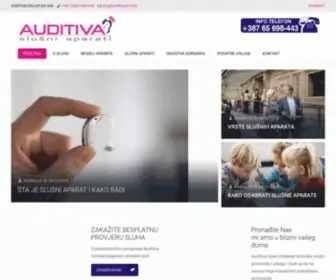 Auditiva-BL.com(Slušni aparati) Screenshot