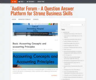 Auditor101.com(Auditor Forum) Screenshot