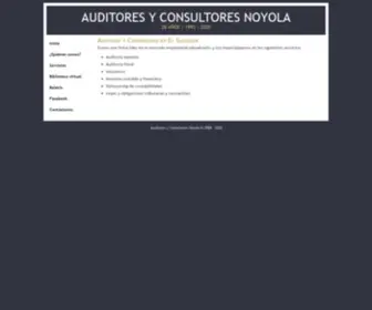 Auditores.com.sv(Servicios de Contabilidad) Screenshot