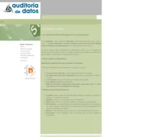 Auditoriadedatos.com(AuditorÃÂ­a) Screenshot