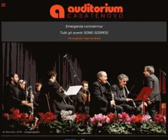 Auditoriumcasatenovo.com(Auditorium di Casatenovo) Screenshot