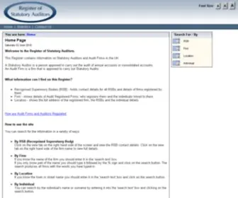 Auditregister.org.uk(Auditregister) Screenshot