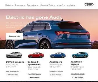 Audiusa.com(Luxury sedans) Screenshot