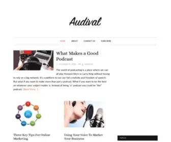 Audival.net(Podcasting Tips & Tricks) Screenshot