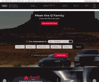 Audiwestspringfield.com(New Audi and Used Cars Near Northampton) Screenshot