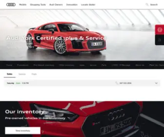 Audiyork.ca(Audi York pre) Screenshot