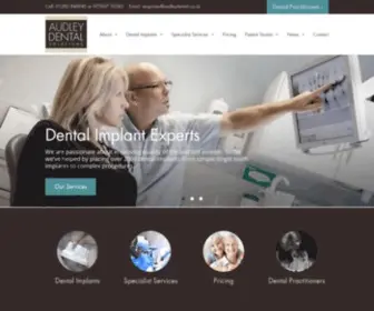 Audleydentalsolutions.co.uk(Dental Implants UK) Screenshot