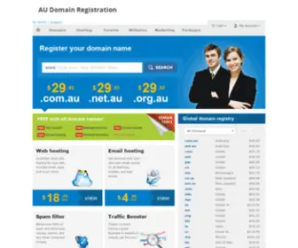 AuDomainregistration.com.au(AuDomainregistration) Screenshot