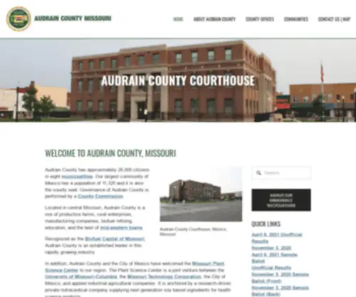 Audraincounty.org(Audrain County) Screenshot
